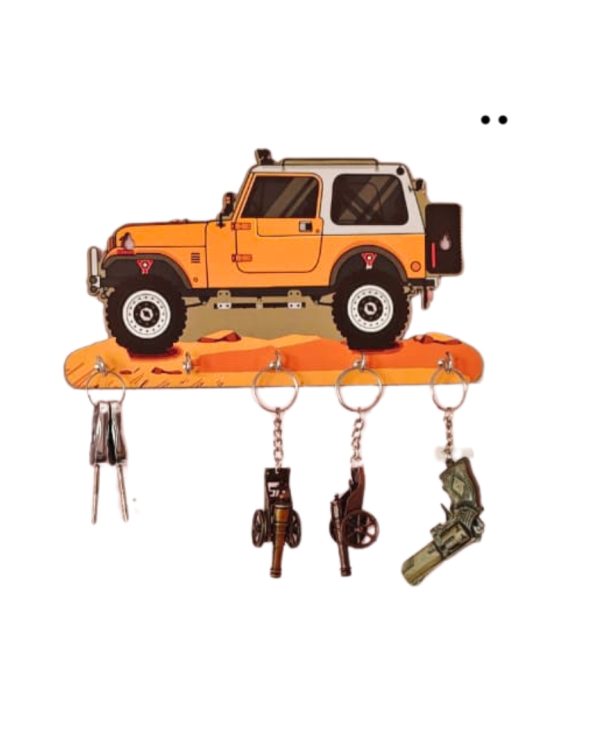 Mahindra Thar Wooden Key Holder From Craft Elya